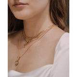 Wave and sun - Necklace