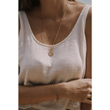 Wave and sun - Necklace