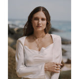 Wave and sun - Necklace